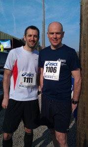 Wilmslow Half Marathon 2012 - Owen & Steve